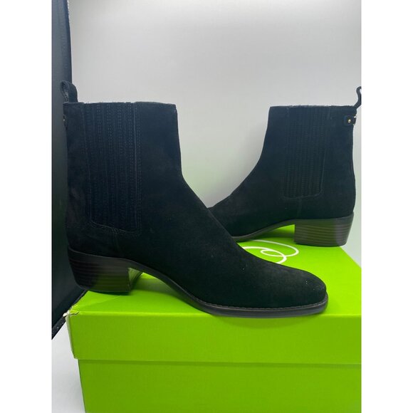 Sam Edelman Shoes - Sam Edelman Women's Black Brawley Pointed Toe Buckled Ankle Boots Size 9.5M NIB